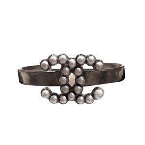 Chanel Bracelet Cuff Adjustable CC Logo
